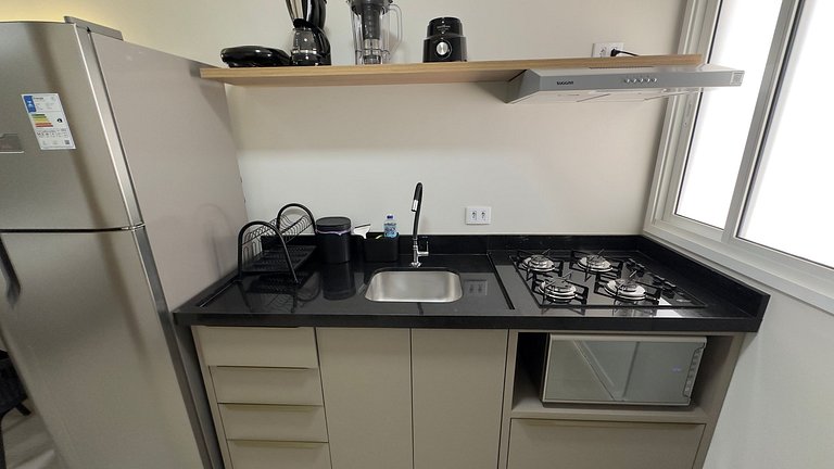 18 - Studio com Garagem | 8min da Ponte da Amizade