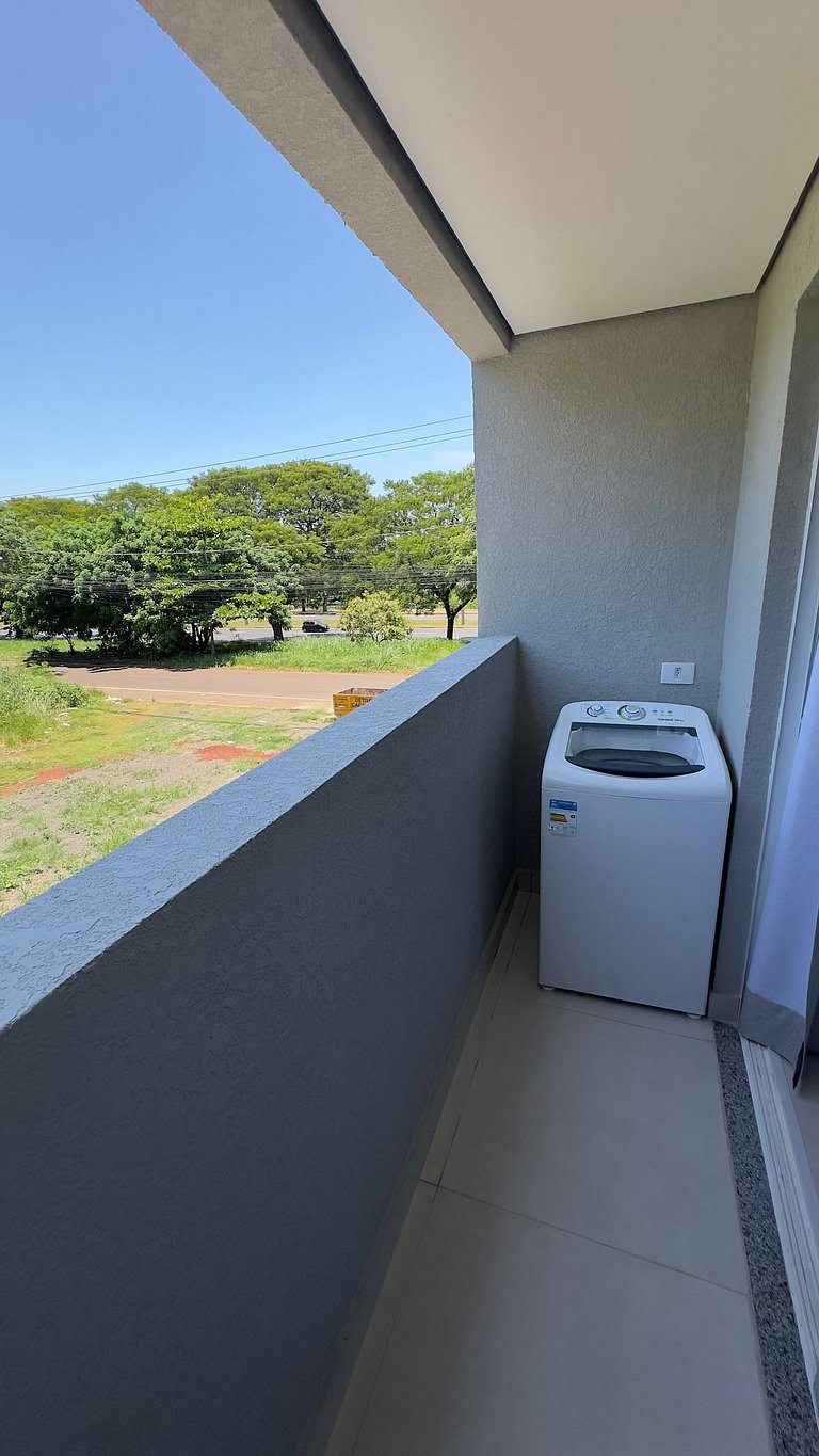 24 - Novo apto studio pertinho do Paraguai - Foz