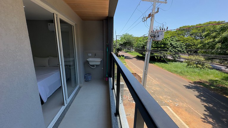 28 - Novo apto studio pertinho do Paraguai - Foz