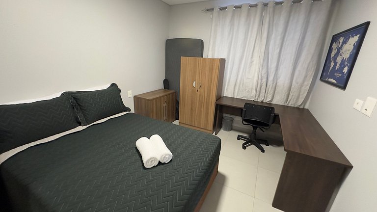 Amplo apartamento central com linda vista de Foz