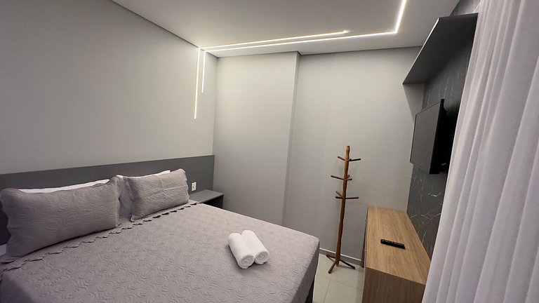 Amplo apartamento central com linda vista de Foz