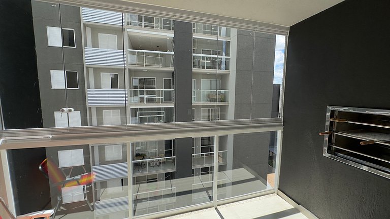 Apto com varanda gourmet com Piscina - Foz do Igua