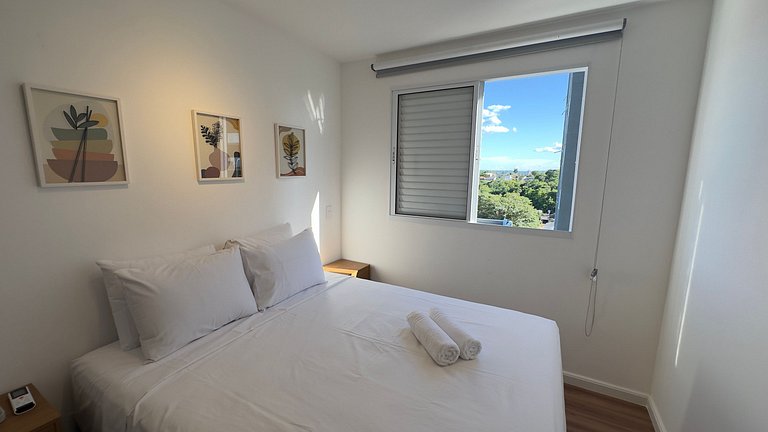 Apto lindo e aconchegante com Piscina região centr