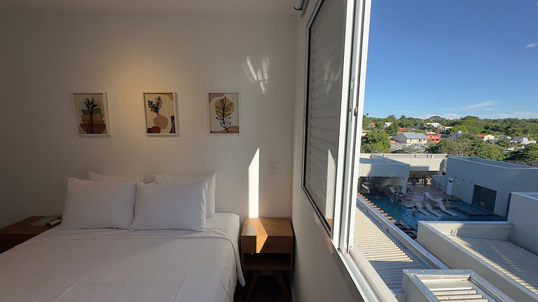 Apto lindo e aconchegante com Piscina região centr
