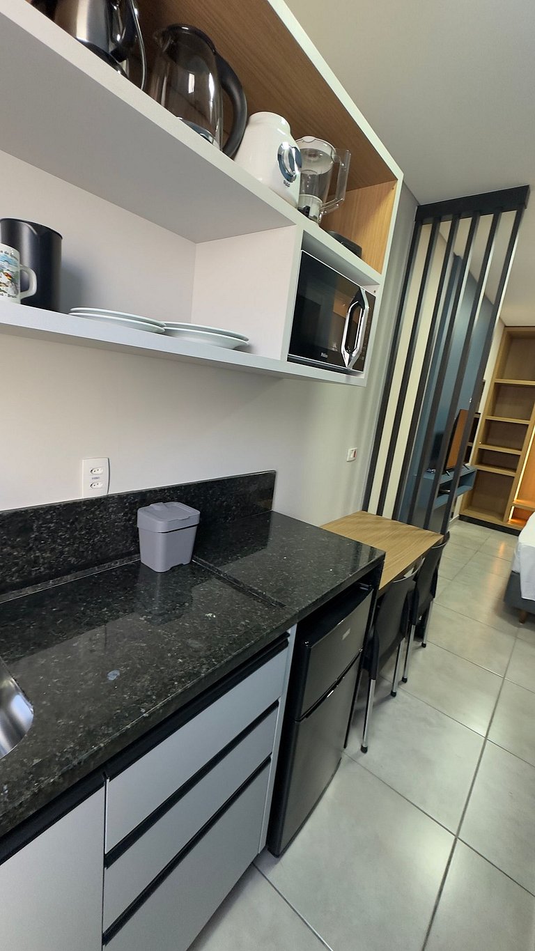 Blue-Moderno apartamento Studio em excelente local