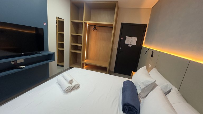 Blue-Moderno apartamento Studio em excelente local