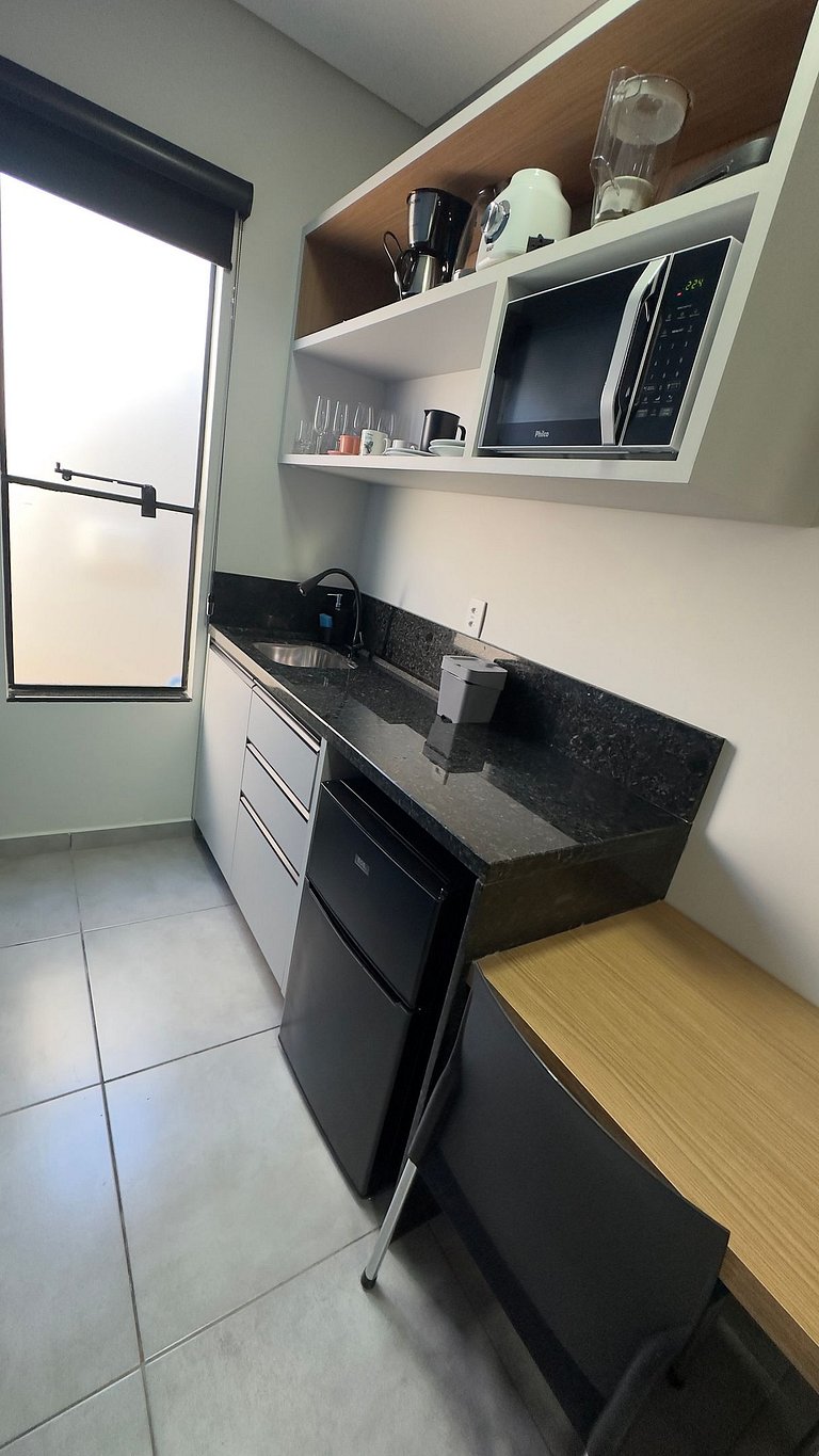 Blue-Moderno apartamento Studio em excelente local