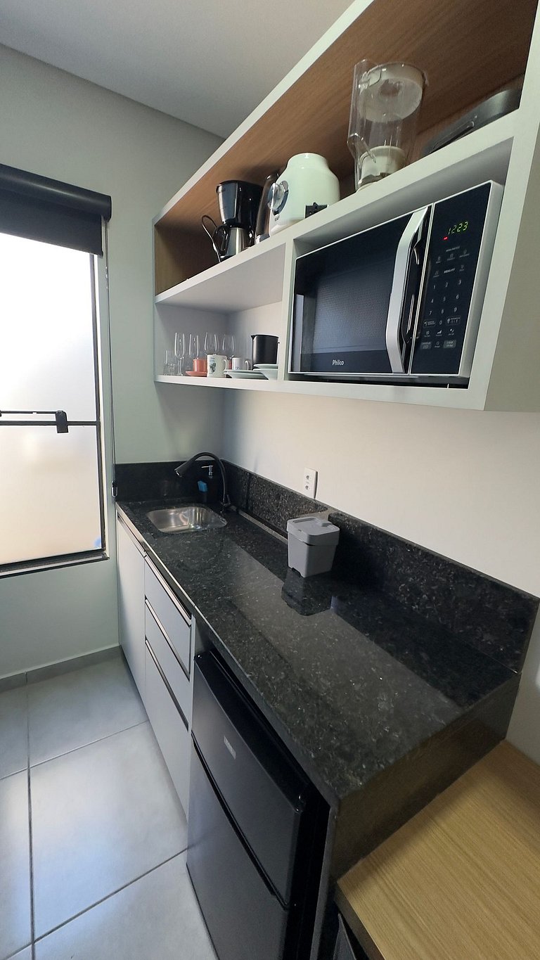 Blue-Moderno apartamento Studio em excelente local