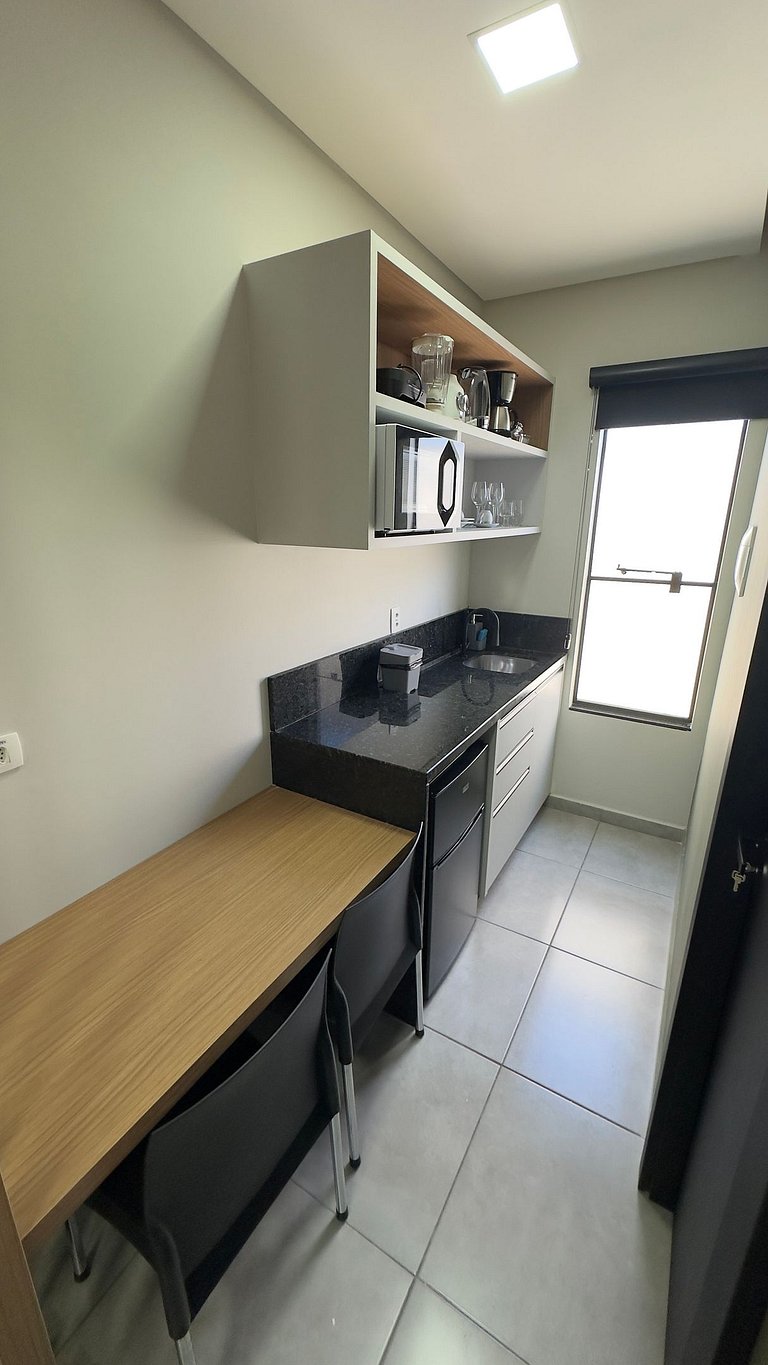 Studio Moderno Térreo com Check-in 24h