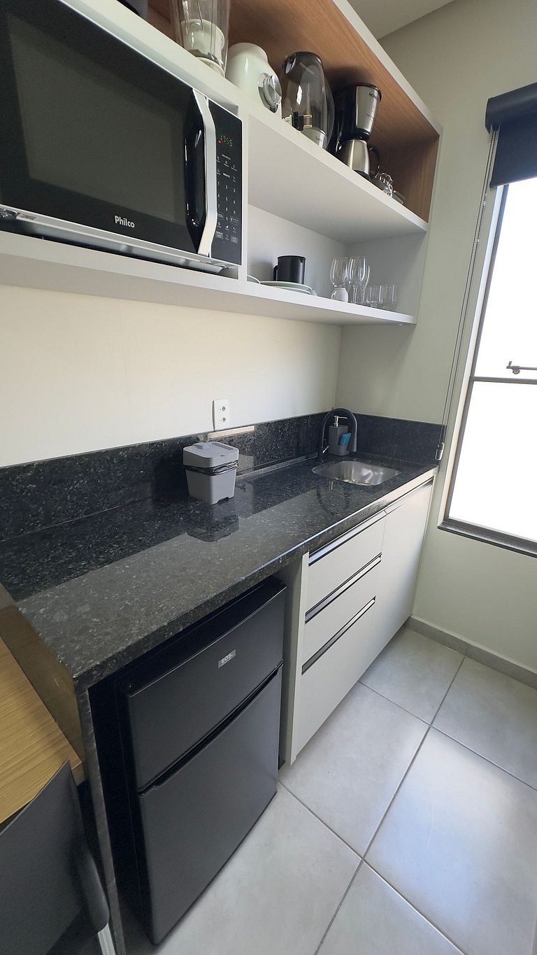 Studio Moderno Térreo com Check-in 24h