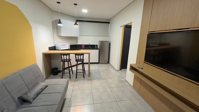 Studio Master Térreo p/ 3 - Check-in 24h