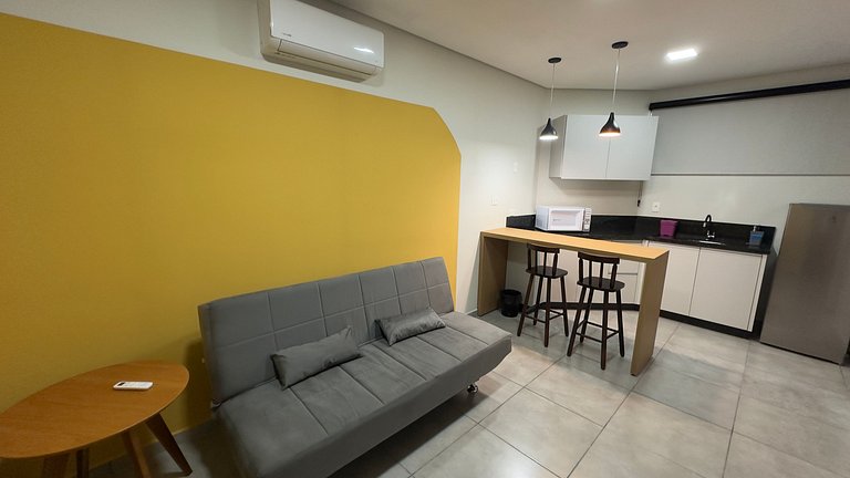 Studio Master Térreo p/ 3 - Check-in 24h