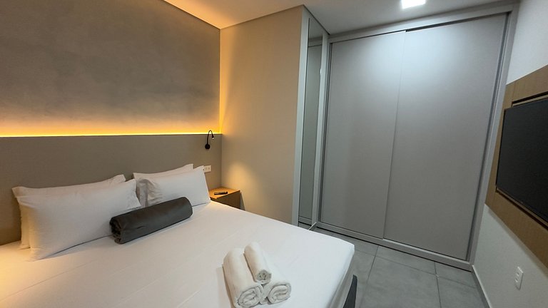Studio Master Térreo p/ 3 - Check-in 24h