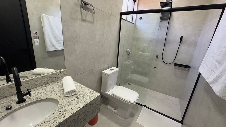Studio Master Térreo p/ 3 - Check-in 24h