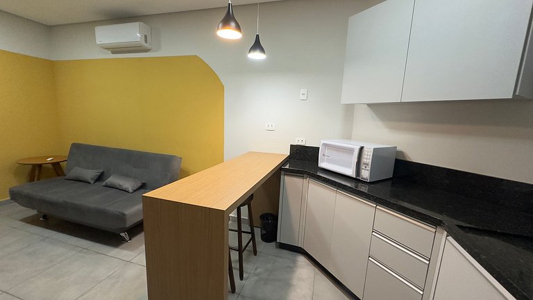 Studio Master Térreo p/ 3 - Check-in 24h