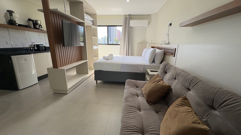 Studio Completo em Foz - WiFi e Ar-cond.