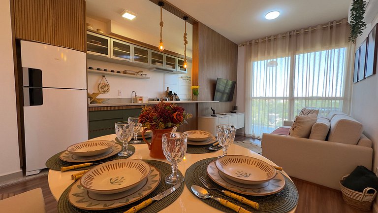 Apartamento moderno com lazer completo em Foz