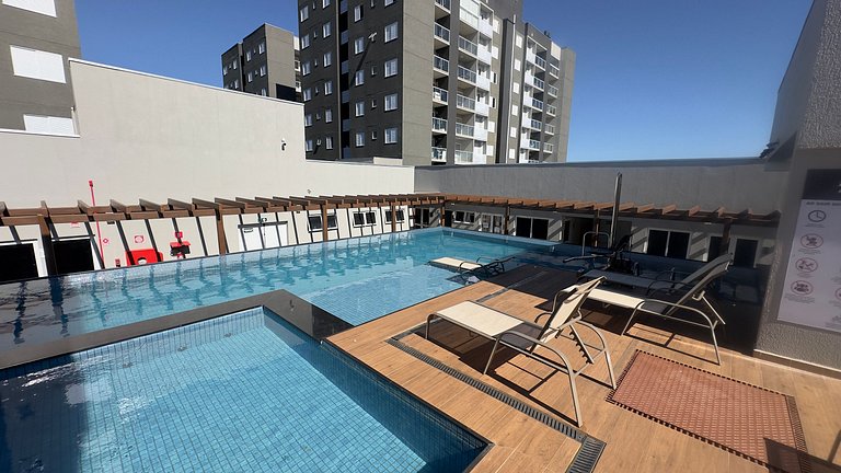 Apartamento moderno com lazer completo em Foz