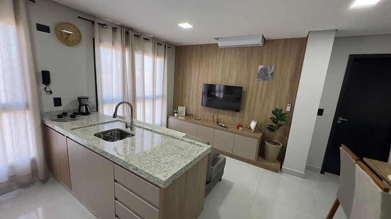 Apt no Centro de Foz com Garagem