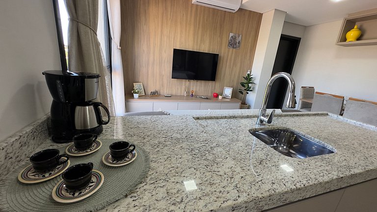 Apartamento moderno e bem localizado em Foz