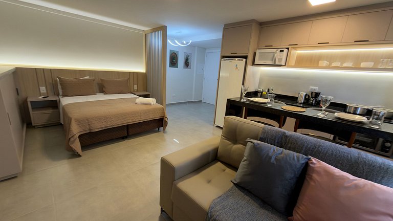 Estúdio bem localizado em Foz