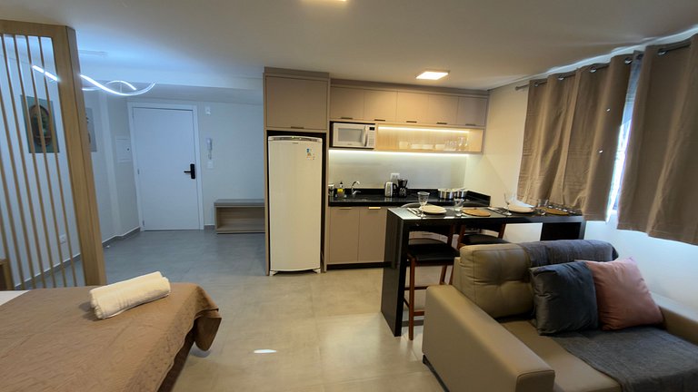 Estúdio bem localizado em Foz