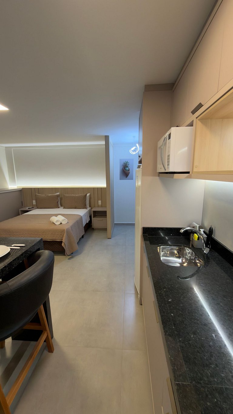 Estúdio bem localizado em Foz