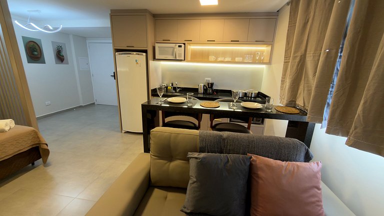 Estúdio bem localizado em Foz