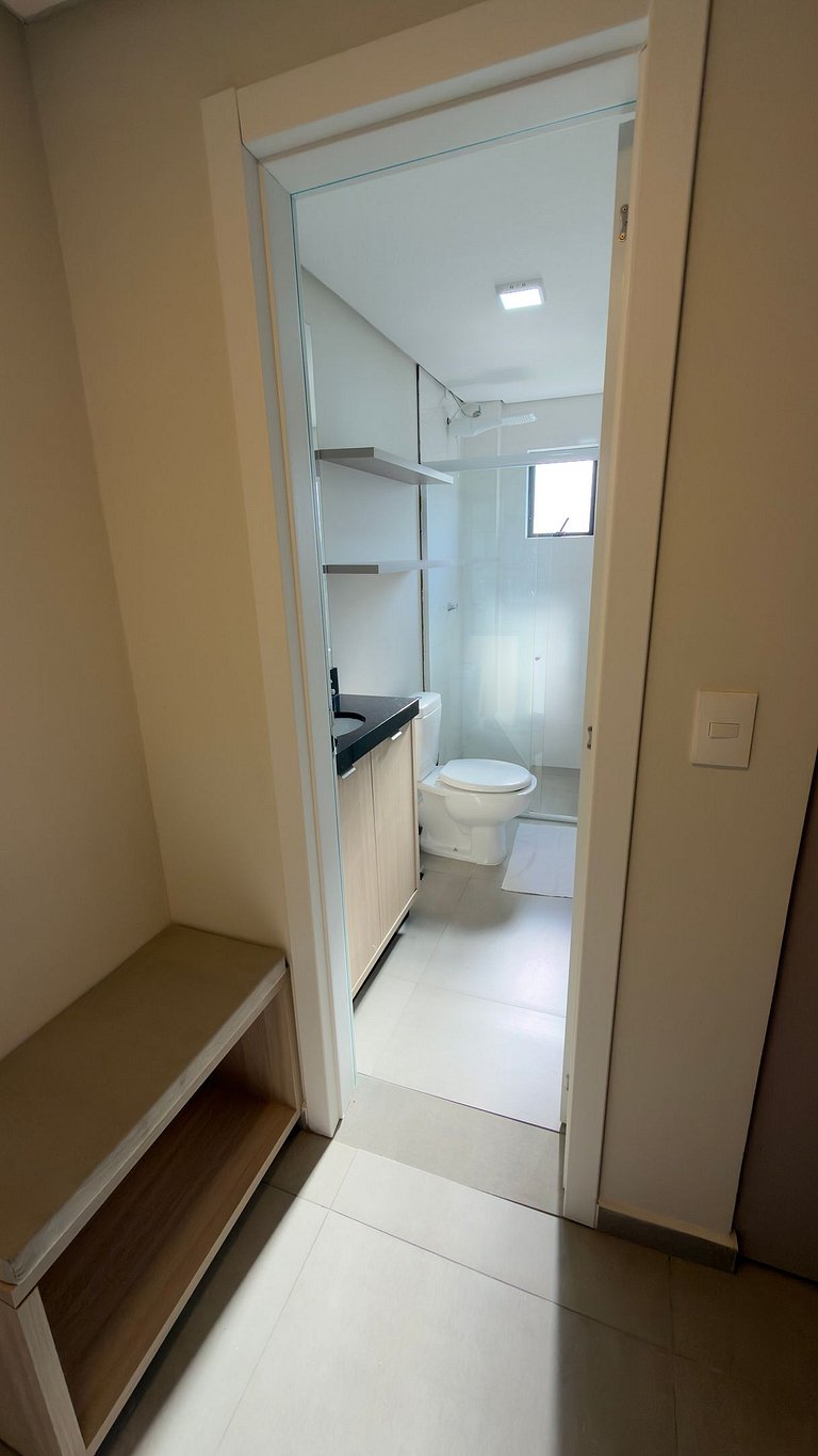 Estúdio bem localizado em Foz