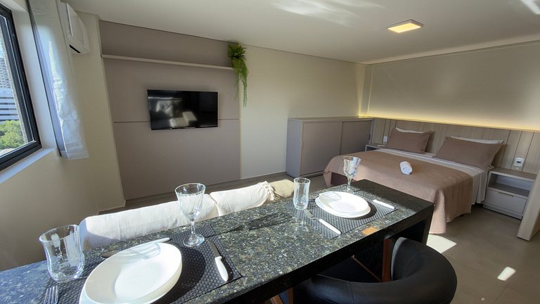 Estúdio bem localizado em Foz