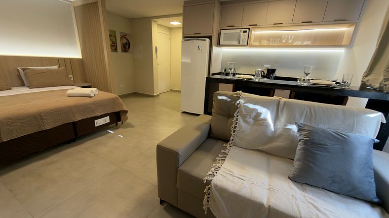 Estúdio bem localizado em Foz