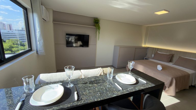 Estúdio bem localizado em Foz