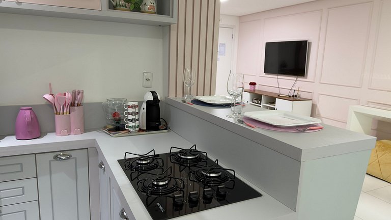 Pink apt no centro de Foz - Apt aconchegante