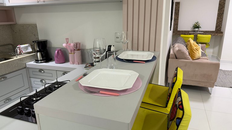 Pink apt no centro de Foz - Apt aconchegante