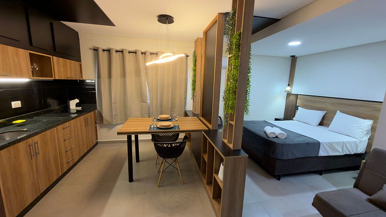 Studio moderno em localização central privilegiada