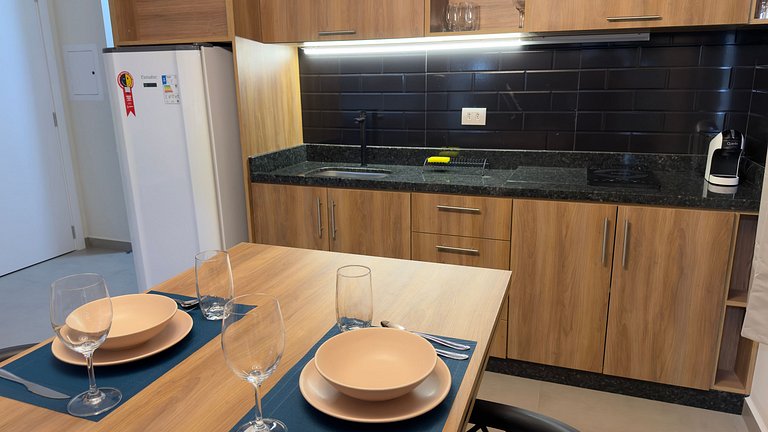 Studio moderno em localização central privilegiada