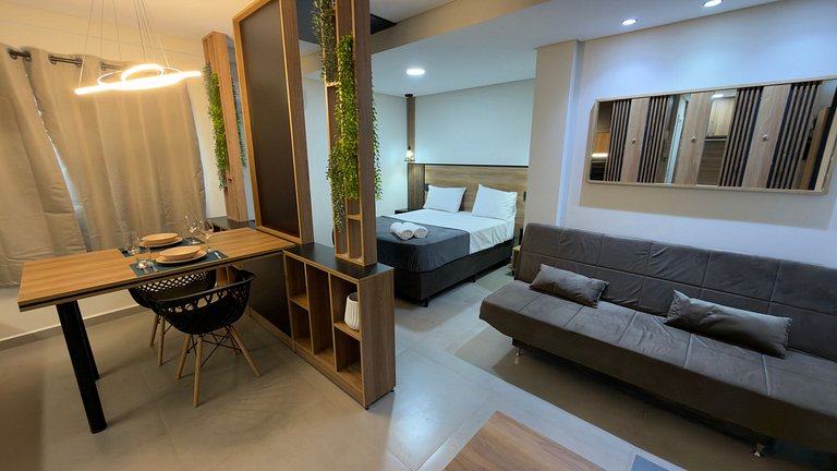 Studio moderno em localização central privilegiada