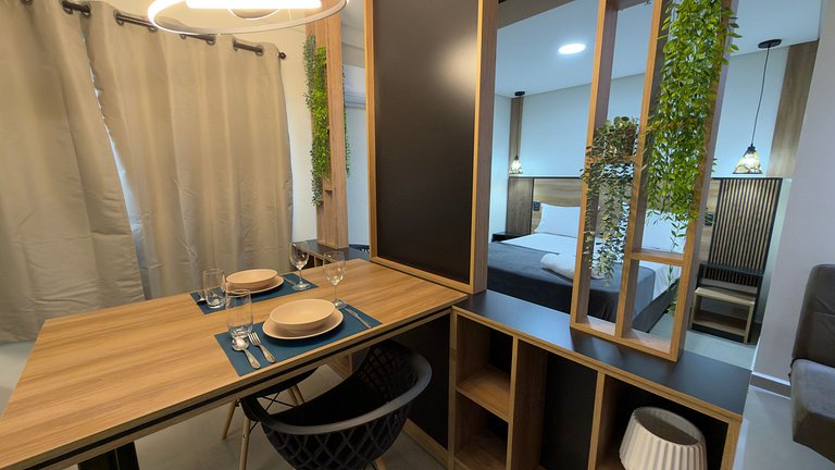 Studio moderno em localização central privilegiada