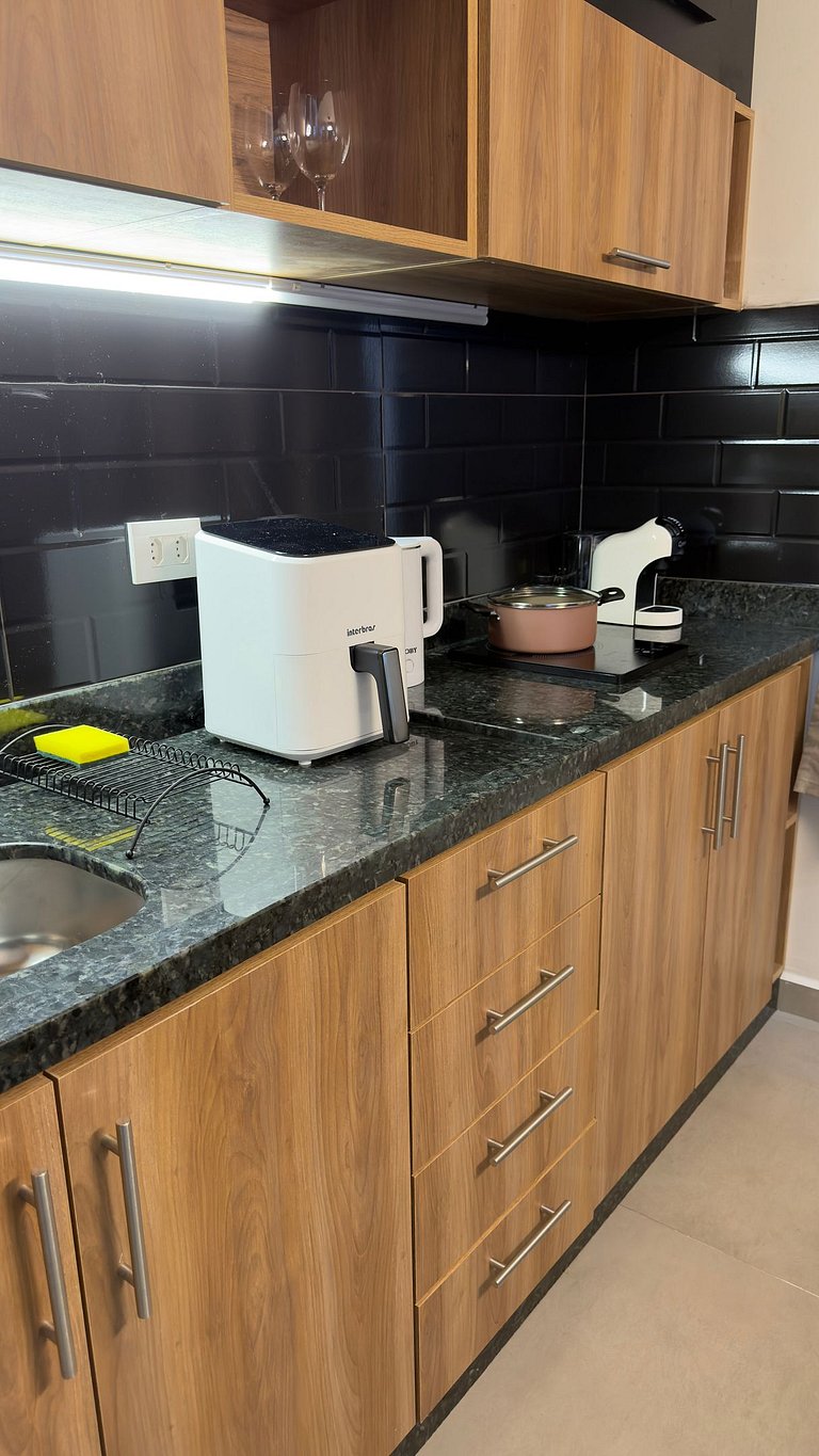 Studio moderno em localização central privilegiada