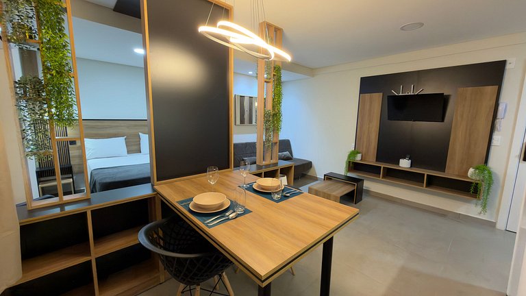 Studio moderno em localização central privilegiada