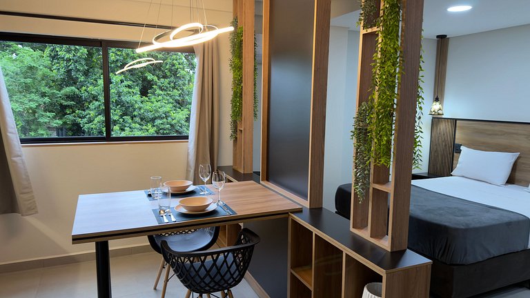 Studio moderno em localização central privilegiada