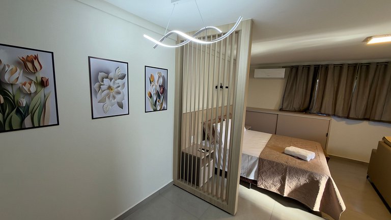 Estúdio completo em ótima localização em Foz