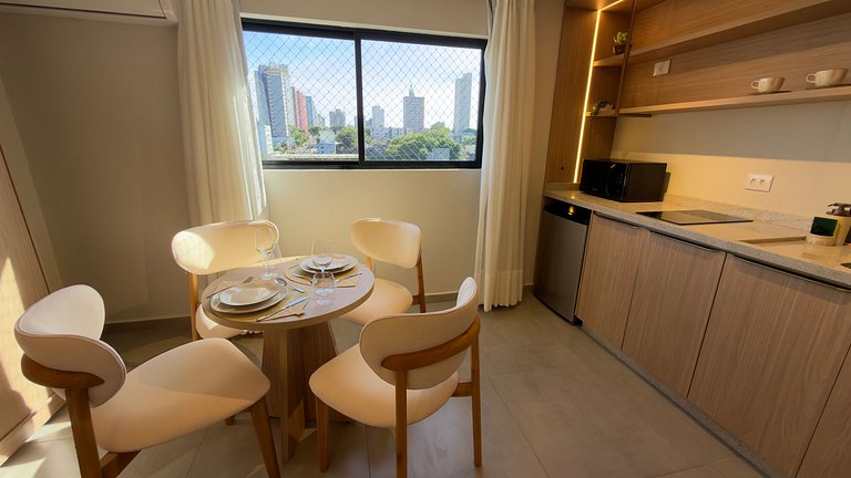Studio Completo em Foz - WiFi e Ar-cond.