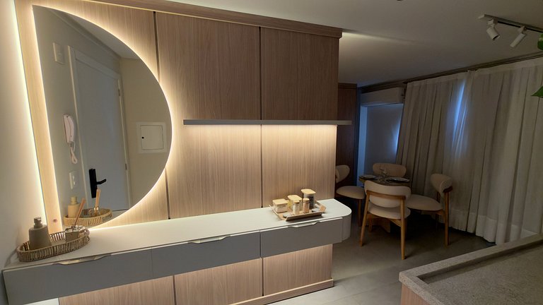 Studio Completo em Foz - WiFi e Ar-cond.