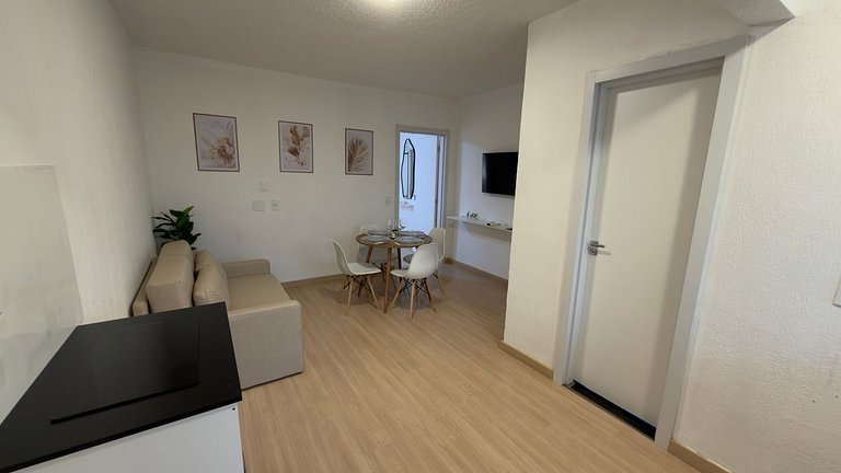 Studio Moderno com Garagem, WiFi e Acesso 24h