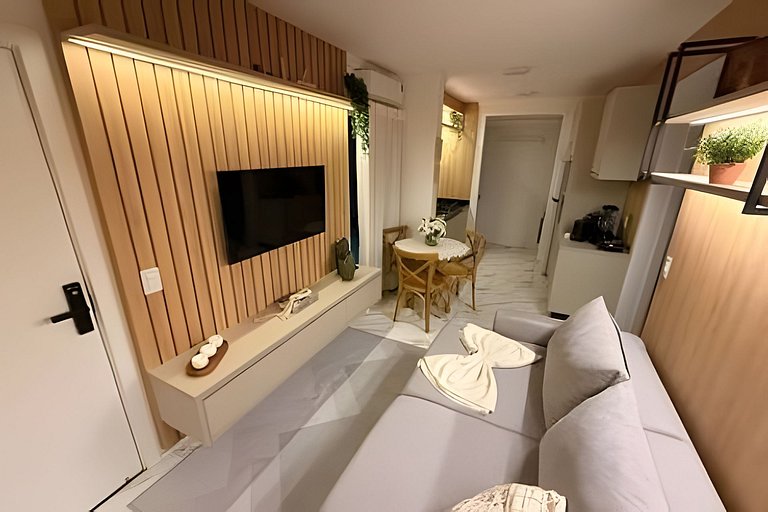 Crisalidas Elite, apto  luxo e com muito conforto