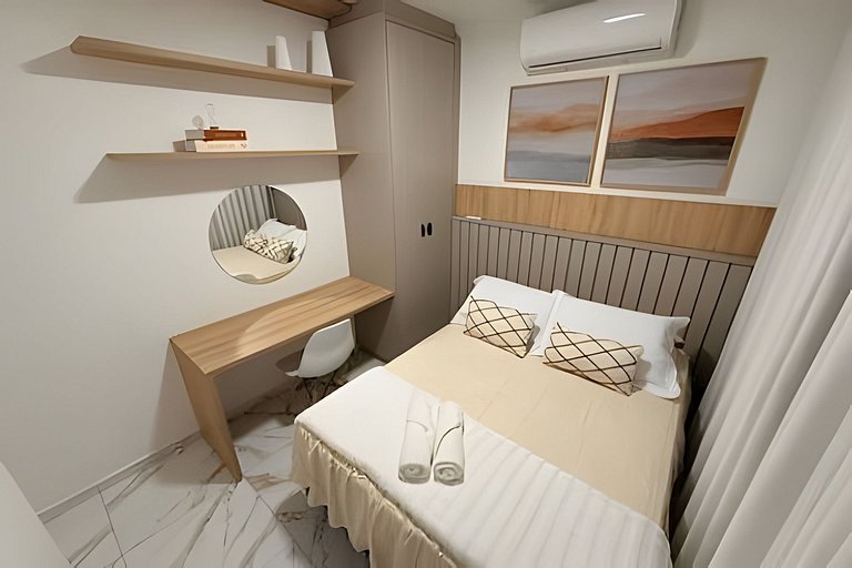 Crisalidas Elite, apto  luxo e com muito conforto