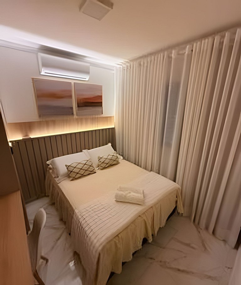 Crisalidas Elite, apto  luxo e com muito conforto