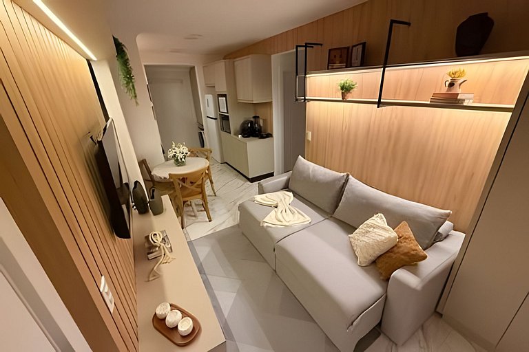 Crisalidas Elite, apto  luxo e com muito conforto