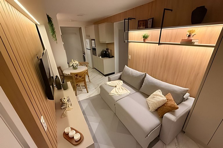 Crisalidas Elite, apto  luxo e com muito conforto